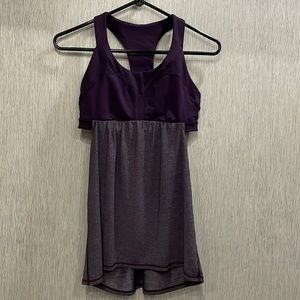 Lululemon 2-In-Run Tank - Deep Zinfandel